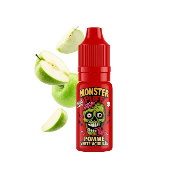 E-liquide Monster Puff Pomme Verte Acidulée 10ml