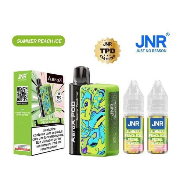 Puff AeroX 32K JNR Summer Peach Ice - 2% nicotine