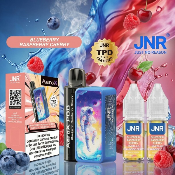Puff AeroX 32K JNR Blueberry Raspberry Cherry - 2% nicotine