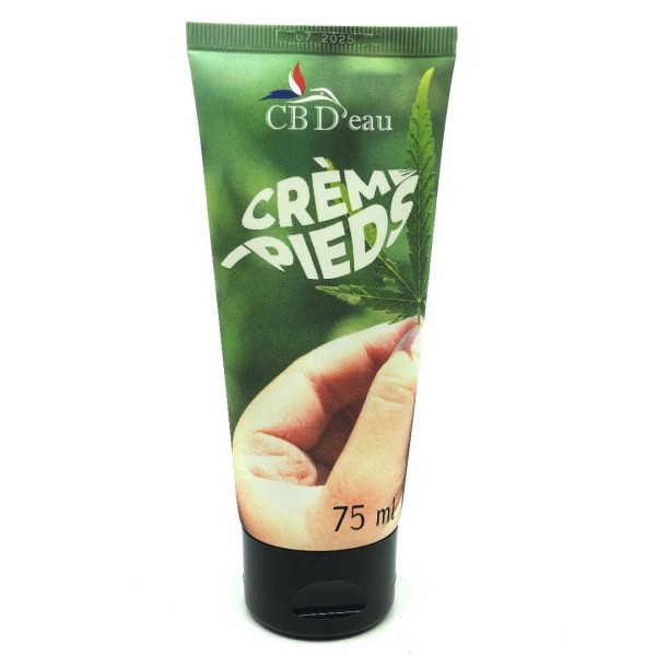 Crème pieds huile de chanvre | CBD'EAU