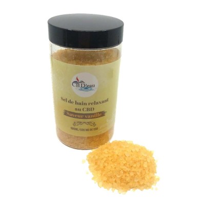 Sels de bain CBD vanille |...