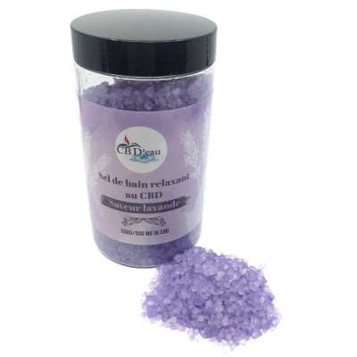 Sels de bain CBD lavande |...