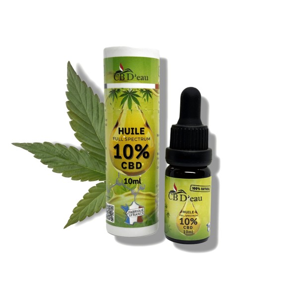 Huile CBD 10% full spectrum | CBD'EAU
