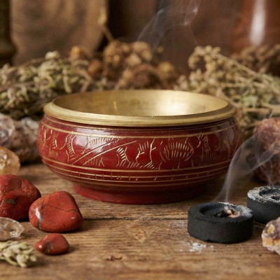 Pot d'Encens Charbon Chakra...