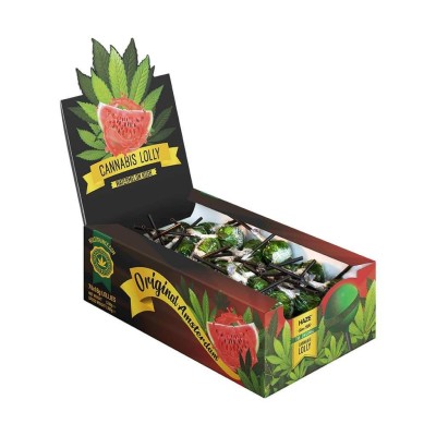 Sucette cannabis pastèque -...