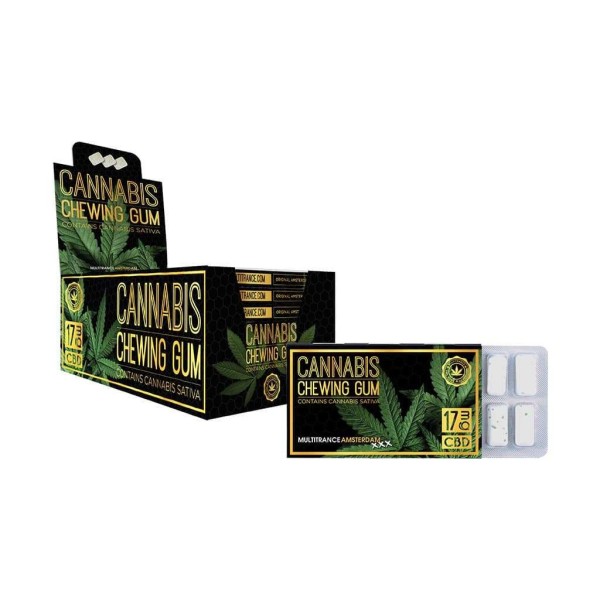 Boîte de 24 Chewing-gum CBD cannabis | MULTITRANCE