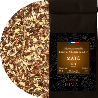 Tisane CBD bio maté - en...