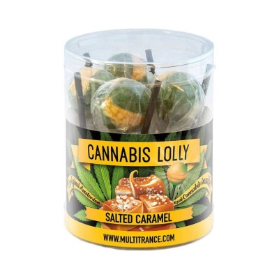 Sucette cannabis caramel -...
