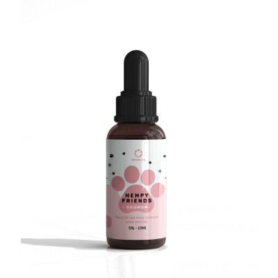 Huile CBD animaux 5% saumon...