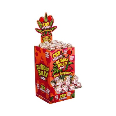 Sucette CBD framboise - 100...