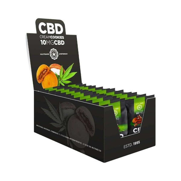 Biscuits Chocolat au CBD 10mg - Boîte de 24 biscuits | MULTITRANCE