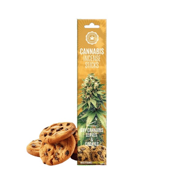 Encens Dry Cannabis Cookies Multitrance - 15 bâtons