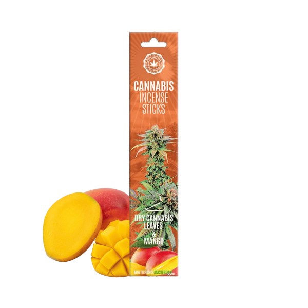 Bâtonnets d'encens cannabis et mangue Multitrance
