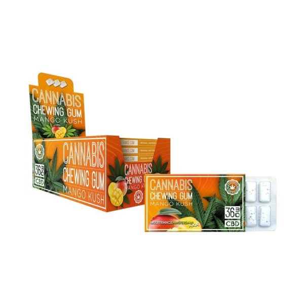 Boîte de 24 Chewing-gum CBD mangue | MULTITRANCE